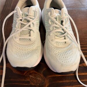 Asics Light Green Athletic Shoes